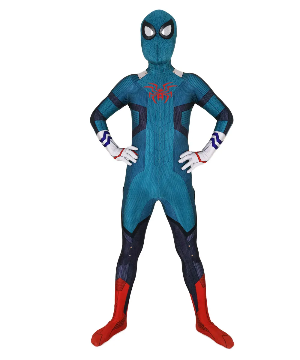 Disfraz de Spiderhero con estampado 3D, traje Zentai para fiesta de Halloween, Spiderhero, Spiderman, Spiderman, Spiderhero