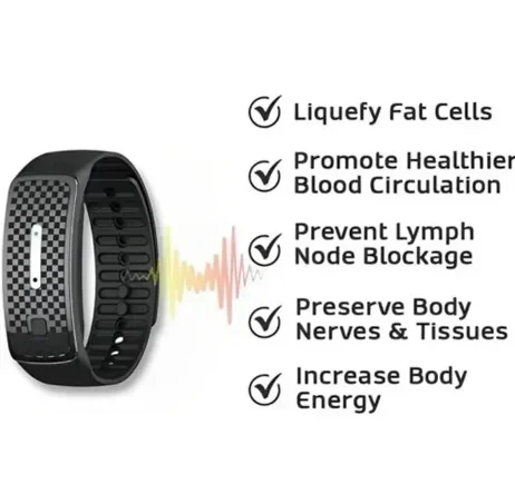​ ​ 超音波ボディシェイプ パルセイラ - 心拍数フィットネストラッカー付き磁気スマートブレスレット ​ ​