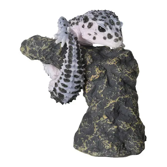 BANDAI-Gashapon Mini Figura Brinquedos, Guia Biomimético Animal, Lagartixa Leopardo, Colete Modelo em Estoque, Original