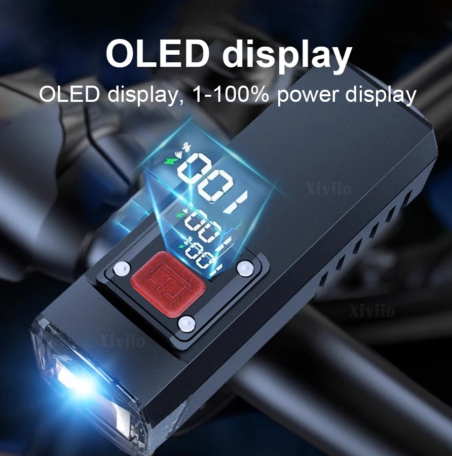 دراجة هوائية خفيفة USB قابلة للشحن ليلاً ركوب المصباح السوبر مشرق دراجة هوائية جبلية ضوء دراجة اكسسوارات ركوب السلامة