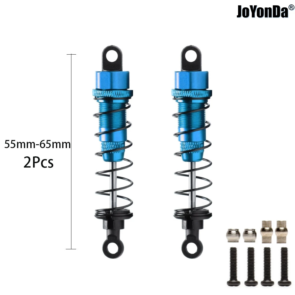 Aluminum Front 55-65mm Rear 68-88mm OIL Shock Absorbers for RC 1/12 Car Wltoys 12407 12423 12428 12429 FY03