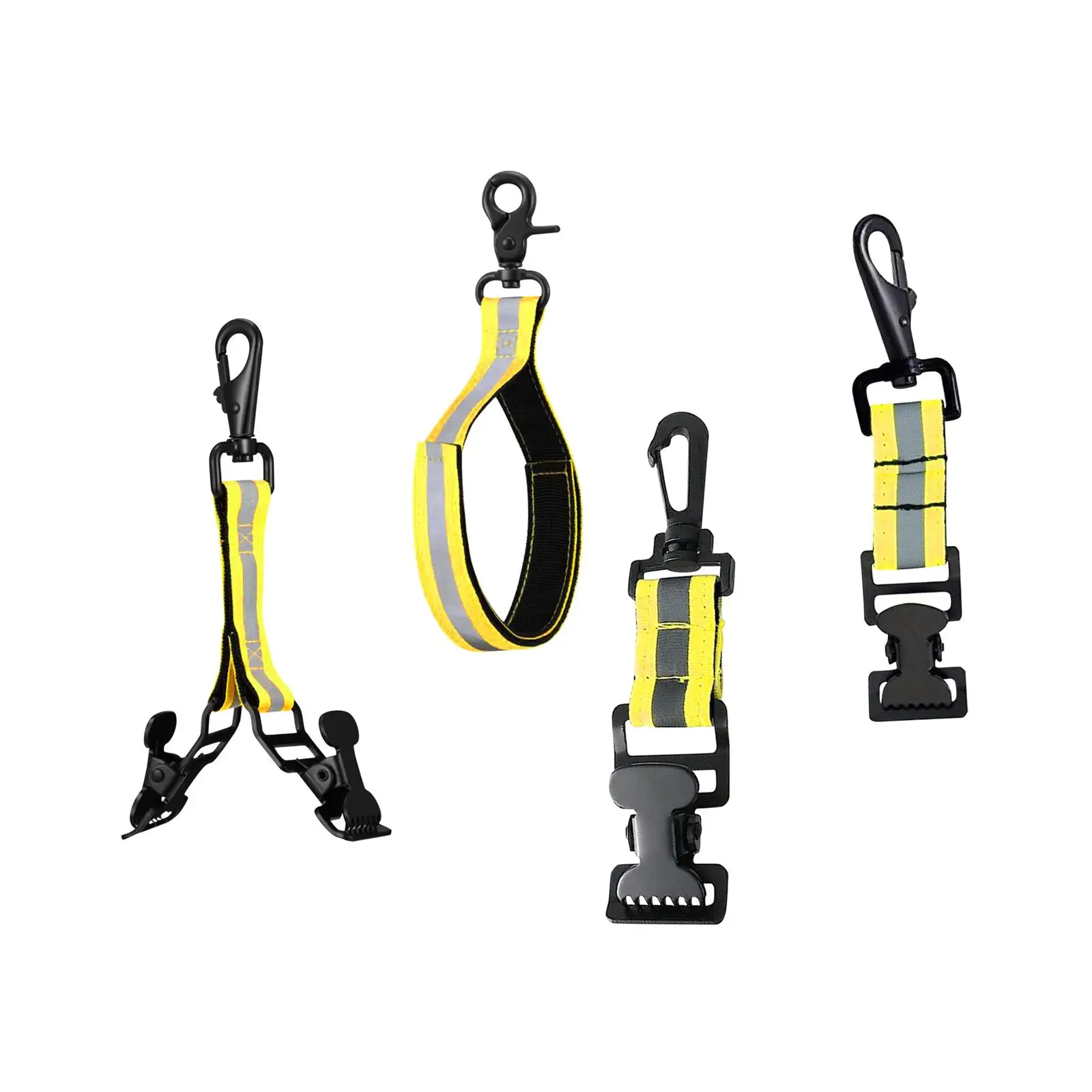 Firefighter Glove Strap Reflective Handwear Retention Strap Fireman Turnout Gear Tool for Firefighter Emergency Response Outdoor