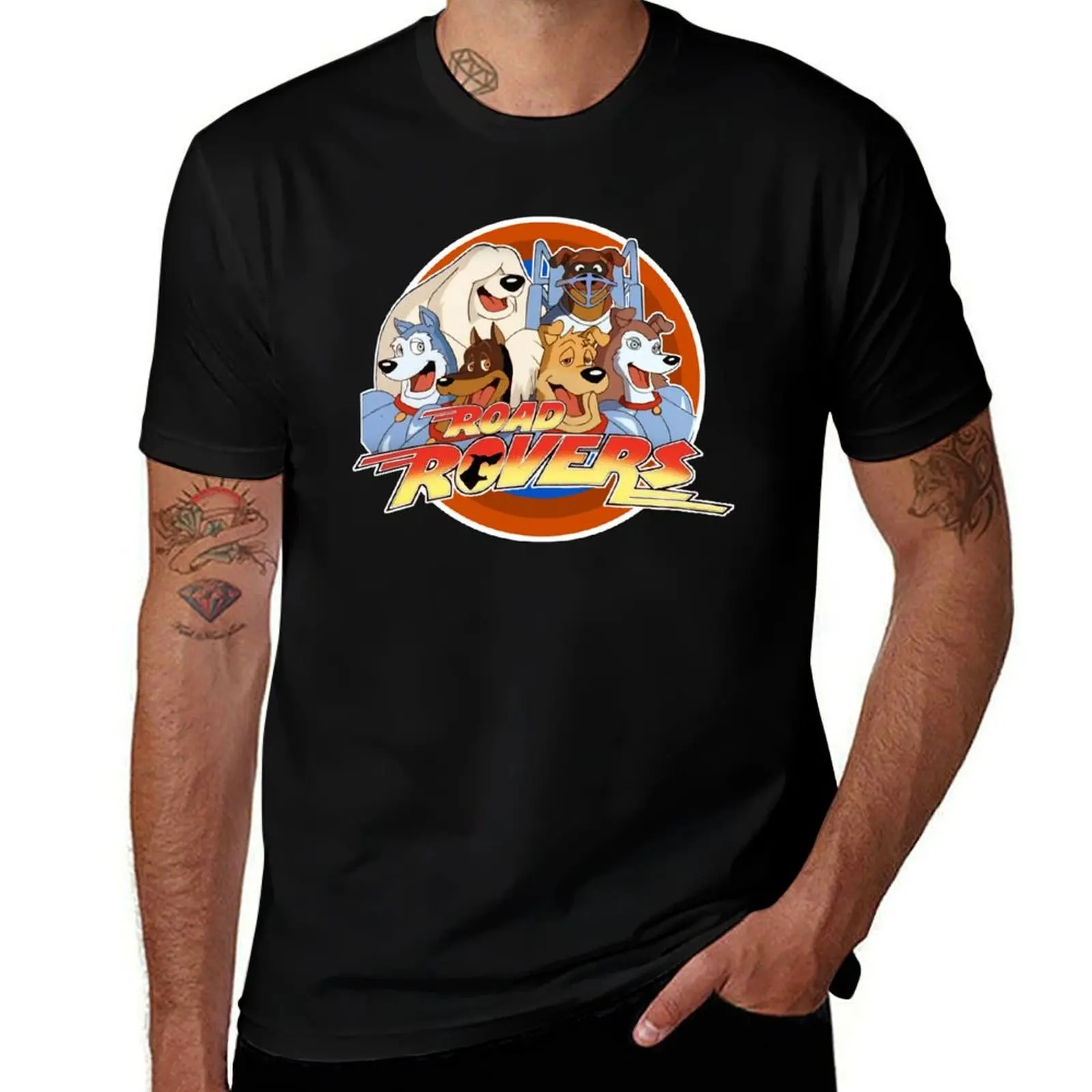 lets hit the road! - 90s Road Rovers Tribute T-Shirt No Iron Casual Short Sleeve Top T-Shirt