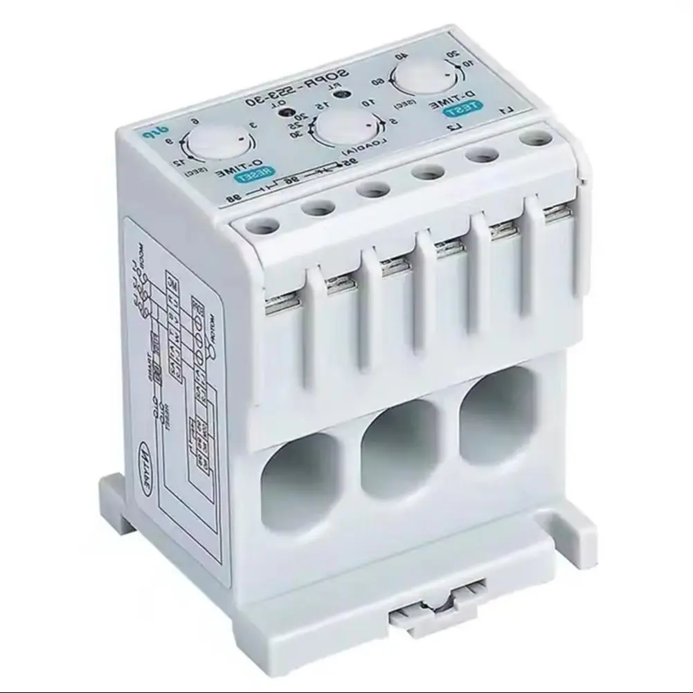 

Samwha-Dsp SOPR-SS3-220 Electronic Overload Relay Motor Protector Thermal Overload Relay (Un:90-260VAC) Tool Accessories