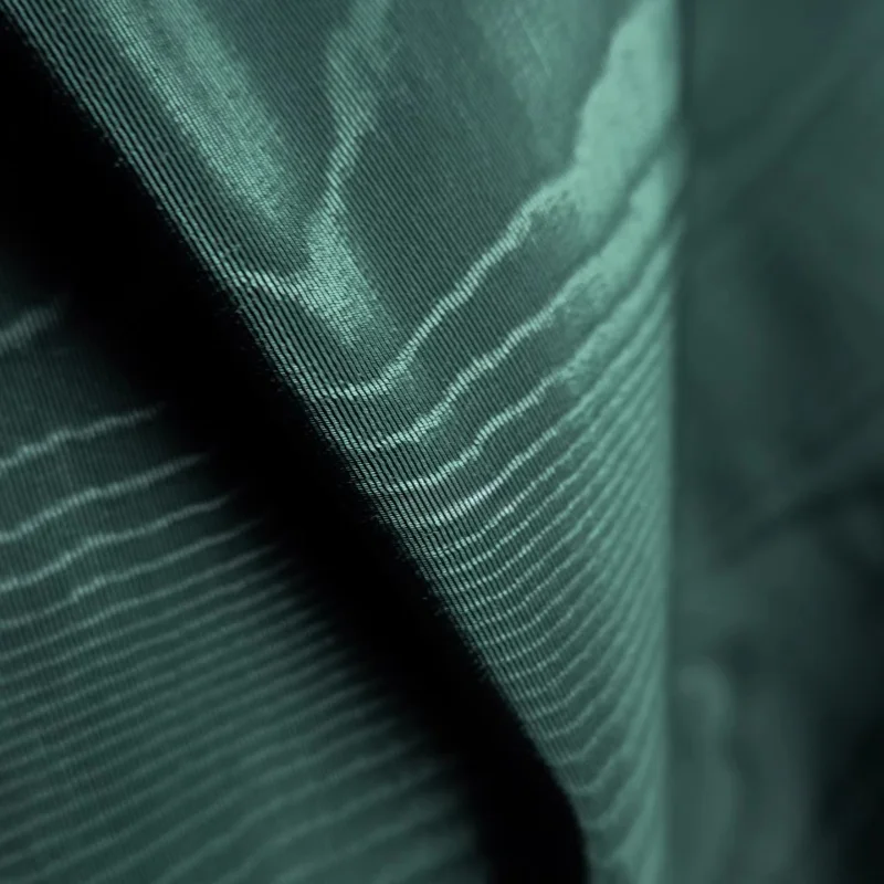 Tela Jacquard con Textura de Madera Verde Oscuro, Material Texturizado para Manualidades, Confección de Cortinas, Vestidos y Manteles