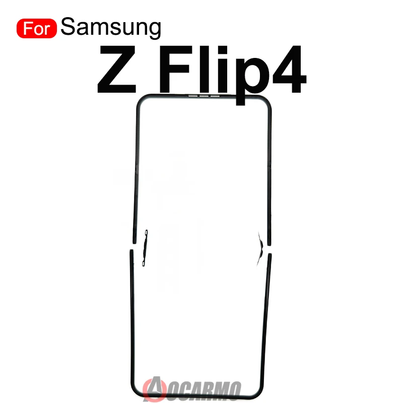 Per Samsung Galaxy Z Flip3 Flip 4 5 6 Flip6 Z Flip5 Supporto per schermo anteriore Cornice centrale Staffa per display LCD Custodia in plastica