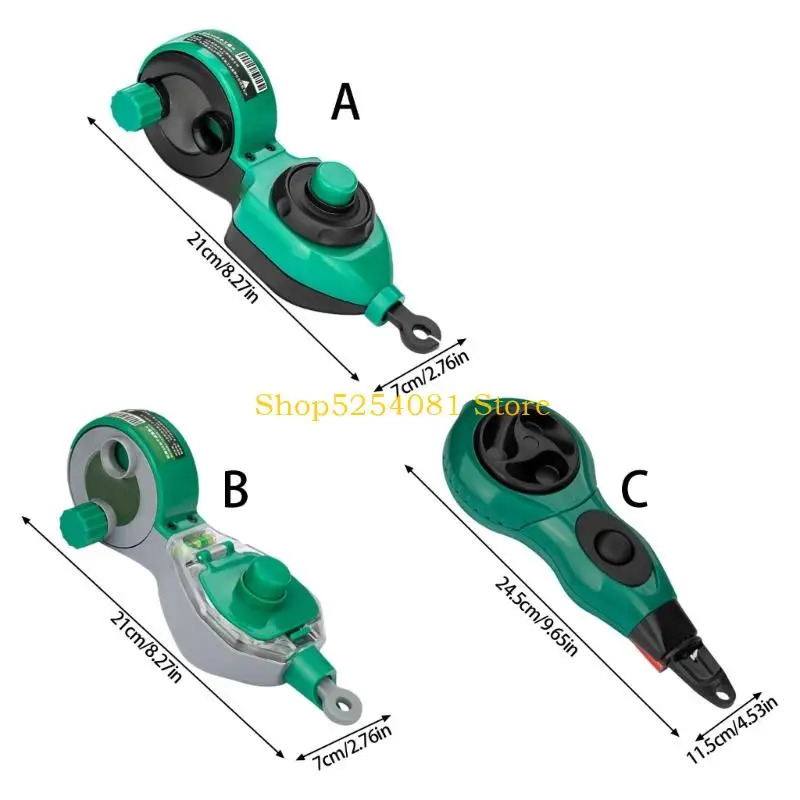 AXYC Automatic Chalk Line Tool Automatic Rewinding Carpentry Ink Drawing Line Marker For Construction Layout Precise Marking