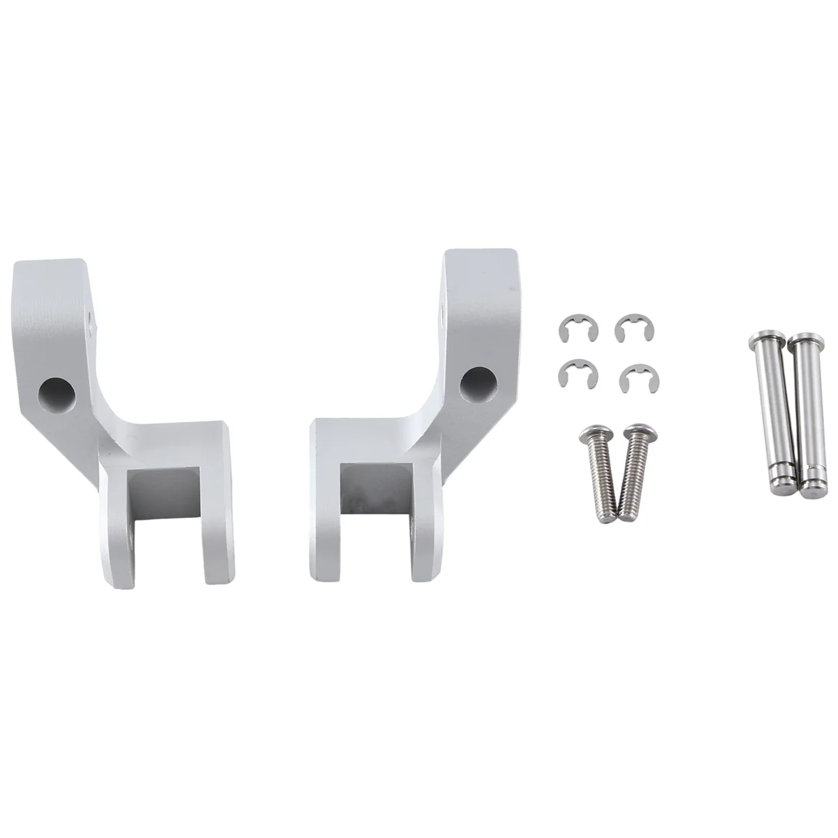 Motorcycle Passenger Footrest Lowering Rider Footpeg Lowering Kit for RA1250 PA1250 Pan America 1250 S Special(Silver)