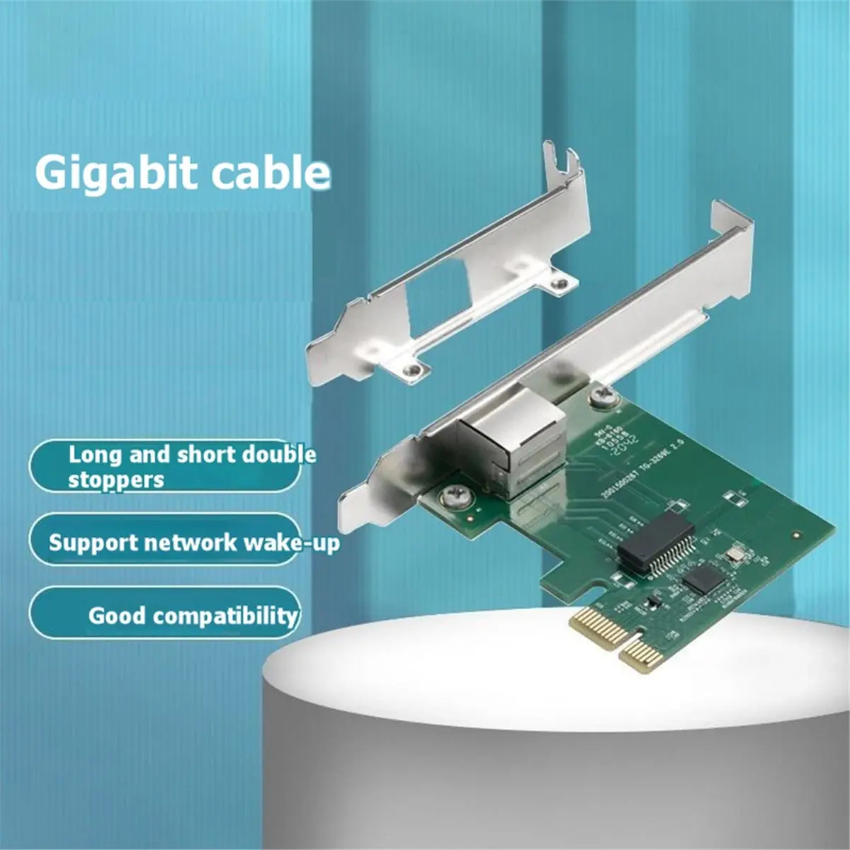 NEW FACTORY~For -3269E Gigabit Ethernet Adapter PCI-E Wired Network Card Desktop Computer Built-in Slot Card