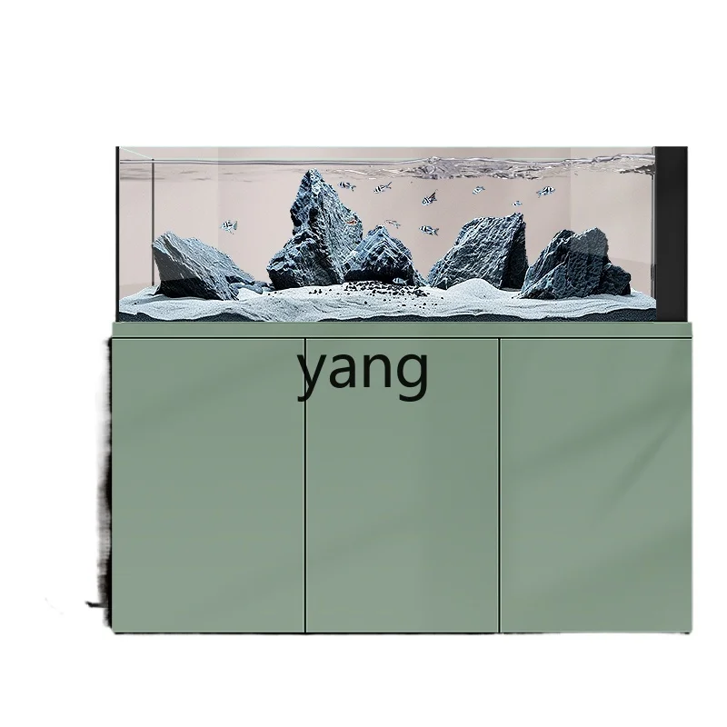 CX native stream tank creative ecological landscaping ecological fish tank living room bottom filter