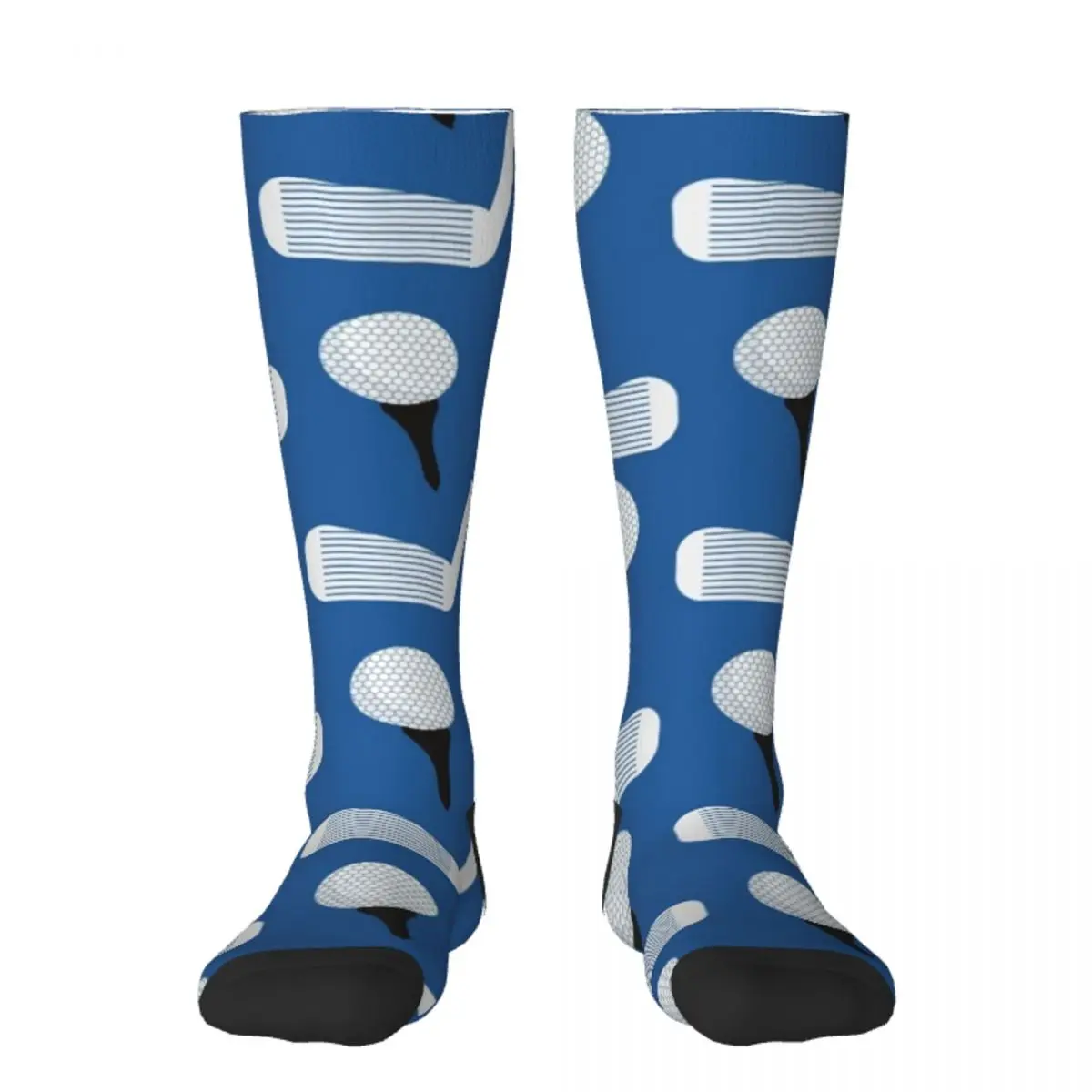 

Golf Pattern (Blue) Socks Lots Argentina sheer gift Women's Socks Men's