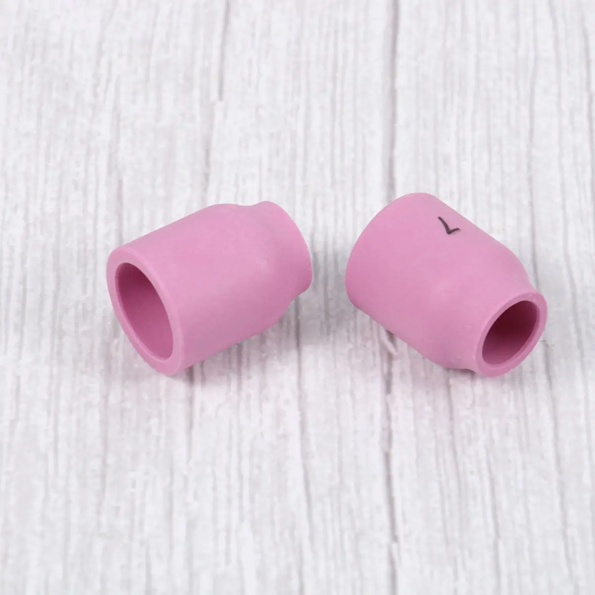10Pcs Ceramic Tig Welding Nozzle Argon Arc Welding Nozzle Low Burn-Loss Rate Easy Installation Comfortable Handling 45V 17cb20g