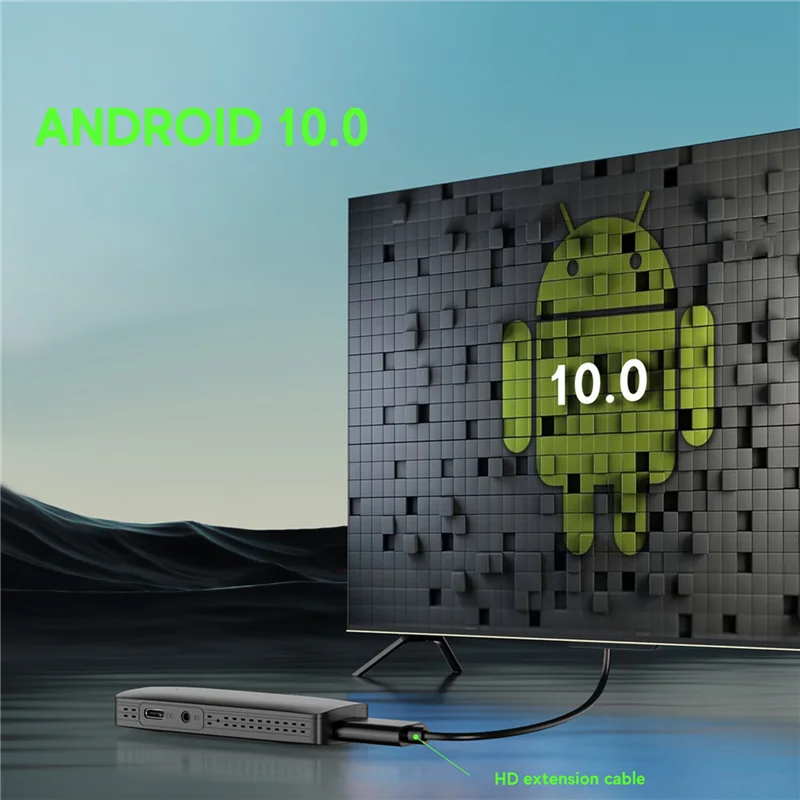 【Top Picks】TV Box Stick Plastic TV Stick Android TV HDR Set Top OS 4K BT5.0 Wifi 6 2.4/5.8G Android 10 Smart Sticks Android Medi