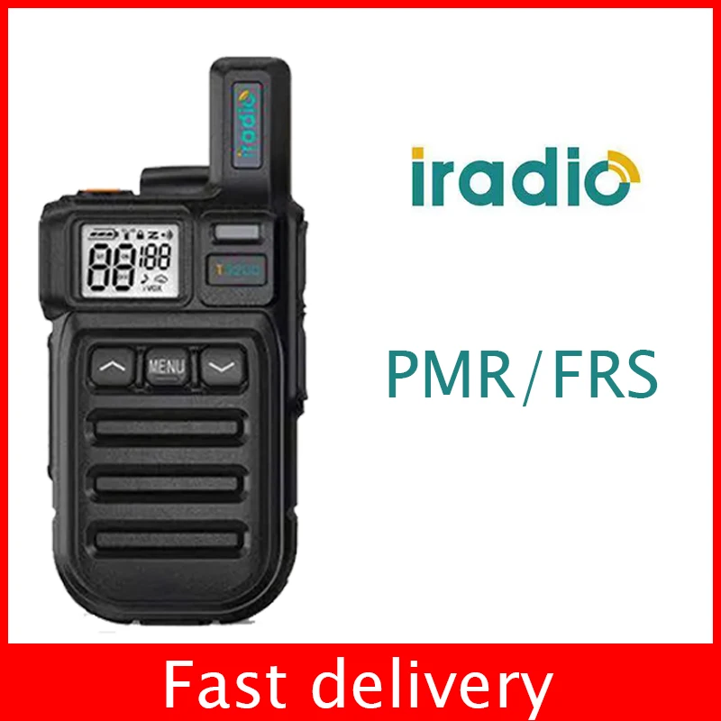 

Mini Walkie Talkie PMR446 PTT Walkie-Talkies PMR FRS Portable Two-way Radio ht for Restaurant Hunting