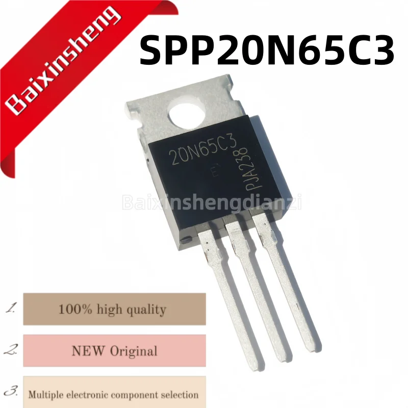 

10 pieces, SPP20N65C3,20N65C3,TO-220, New MOSFET with good quality