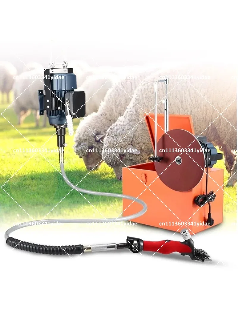 Electric Sheep Shearing Clipper Flexible Shaft Goat Shears Machine with Blade Grinder Sharpener