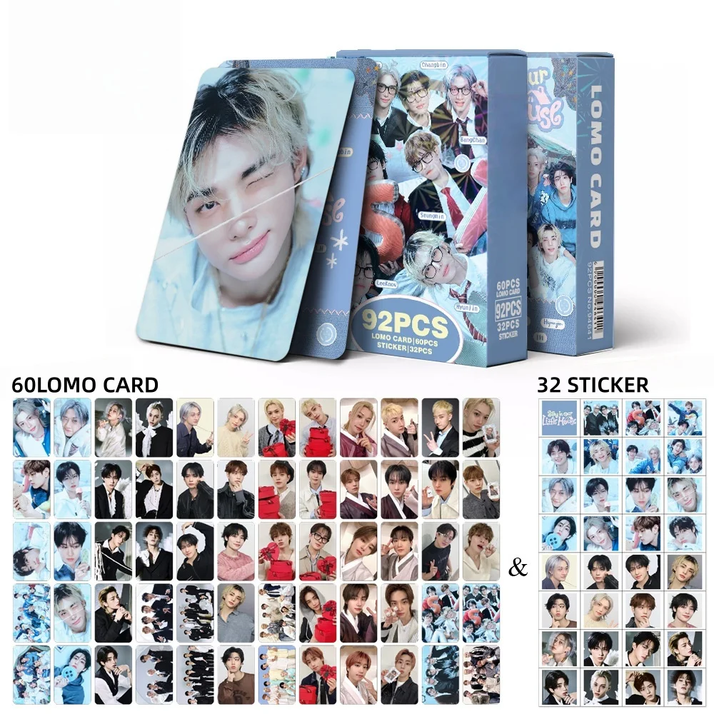 92pcs Photo Small card New Album Boy Group Sticker New FELI Card LOMO Card High-Definition Photo Collectible Cards Fans Gifts view 6