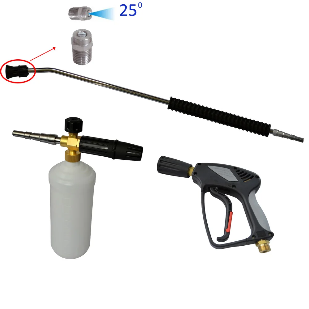 Snow Foam Lance Water Gun Foam Gun Kit for Nilfisk-Alto Kew WAP IPC Portotecnica Professional Pressure Washer Cleaning Machine