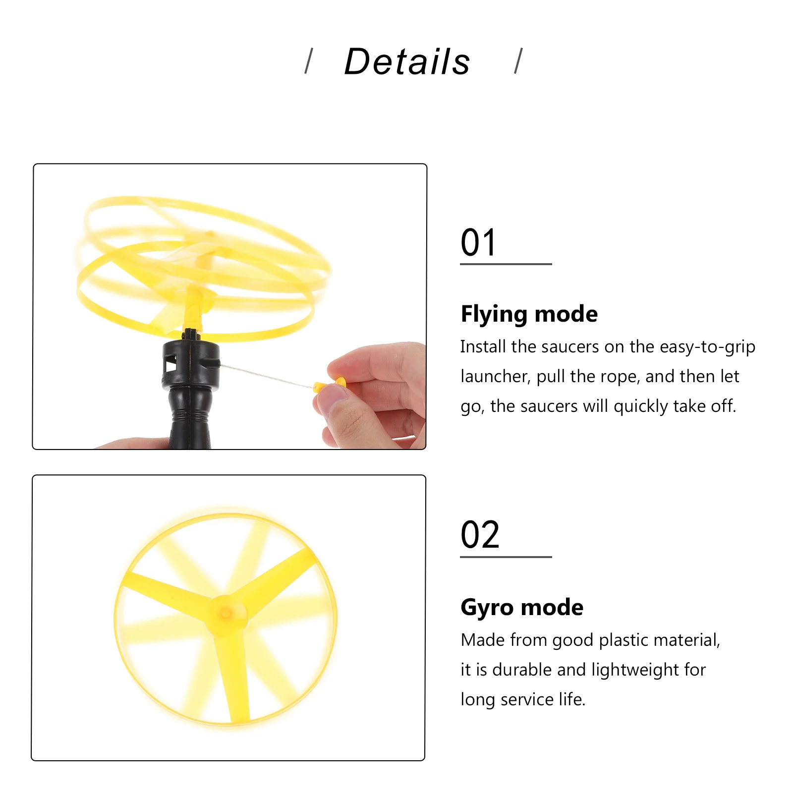 3 set Handheld Flying Disc Pull String Saucer For Kids Outdoor Play Flying Birthday Gift Pool Party Water Sports