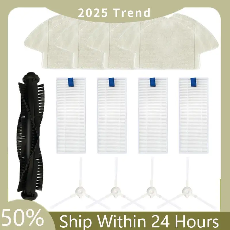 

A75X Top Main Side Brush Filter Replacement Parts For Tefal Rowenta X-Plorer Serie 75 RG7687 / RR7687WH Robotic Vacuum Cleaner
