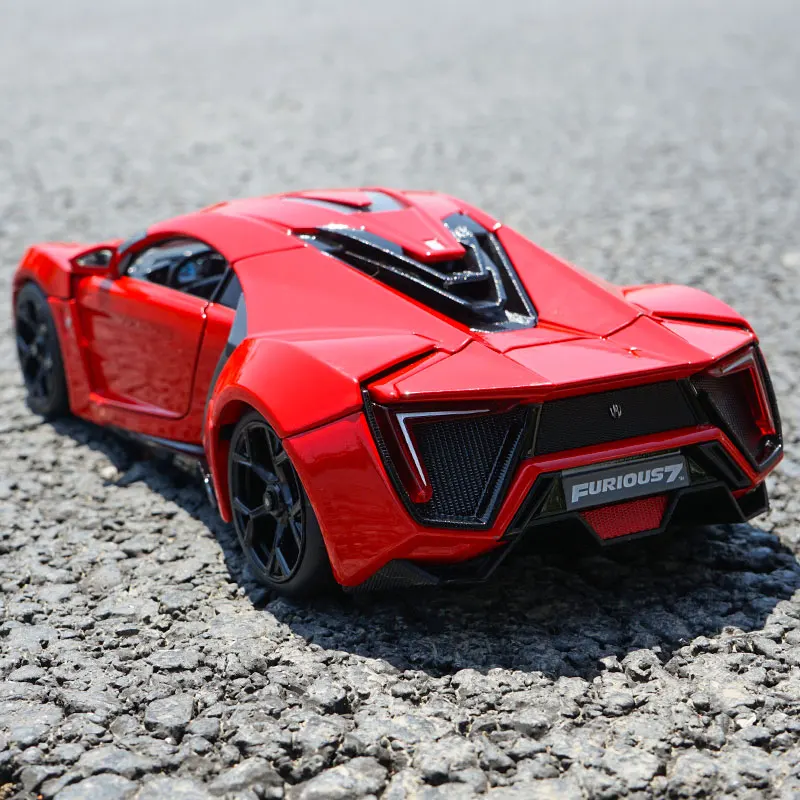 1:18 Alloy Lykan Hyper Sports Car Model Diecast Metal Vehicles Car High Simulation Collection Gifts Toy