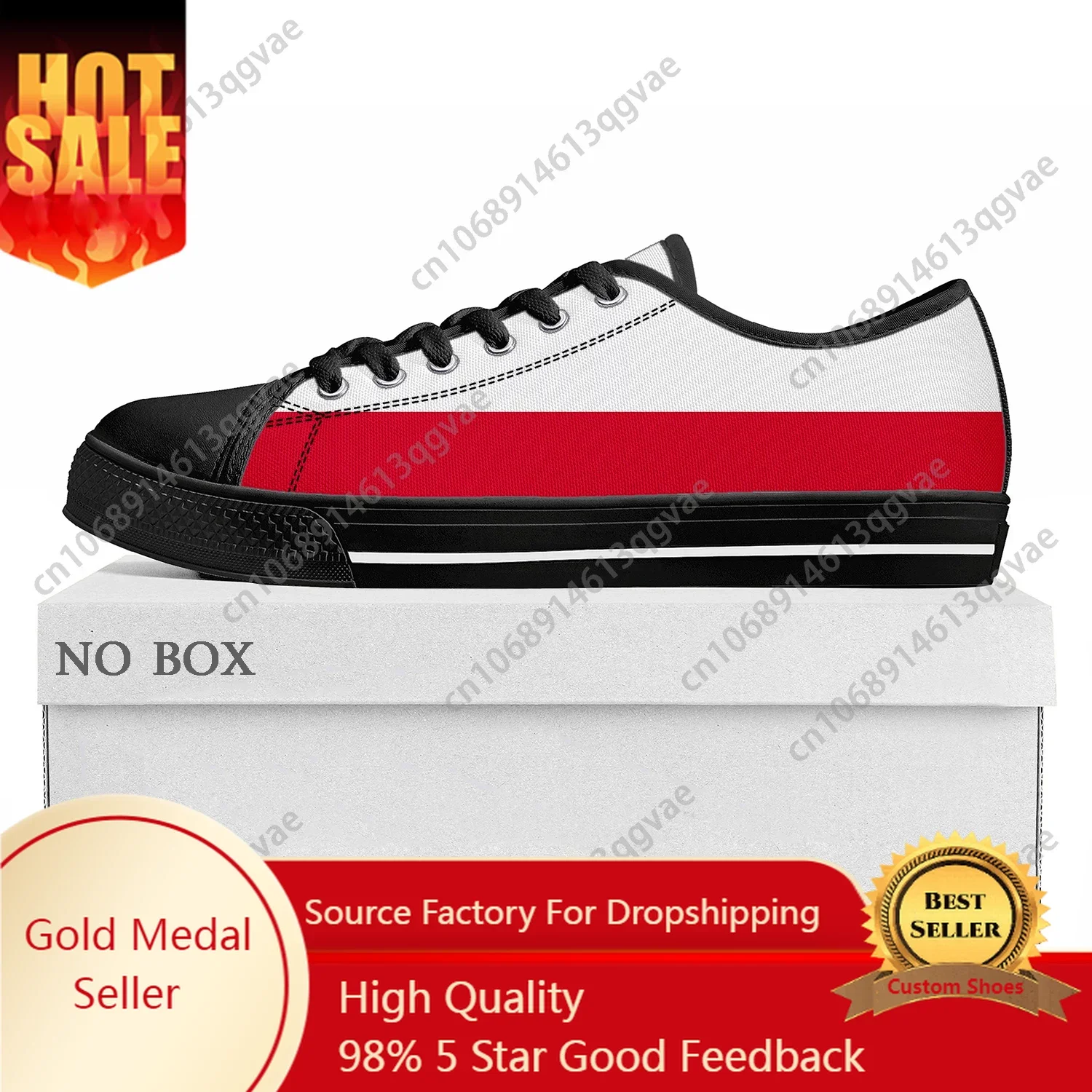 

Polish Flag Low Top High Quality Sneakers Mens Womens Teenager Canvas Sneaker Poland Prode Casual Couple Shoes Custom Shoe