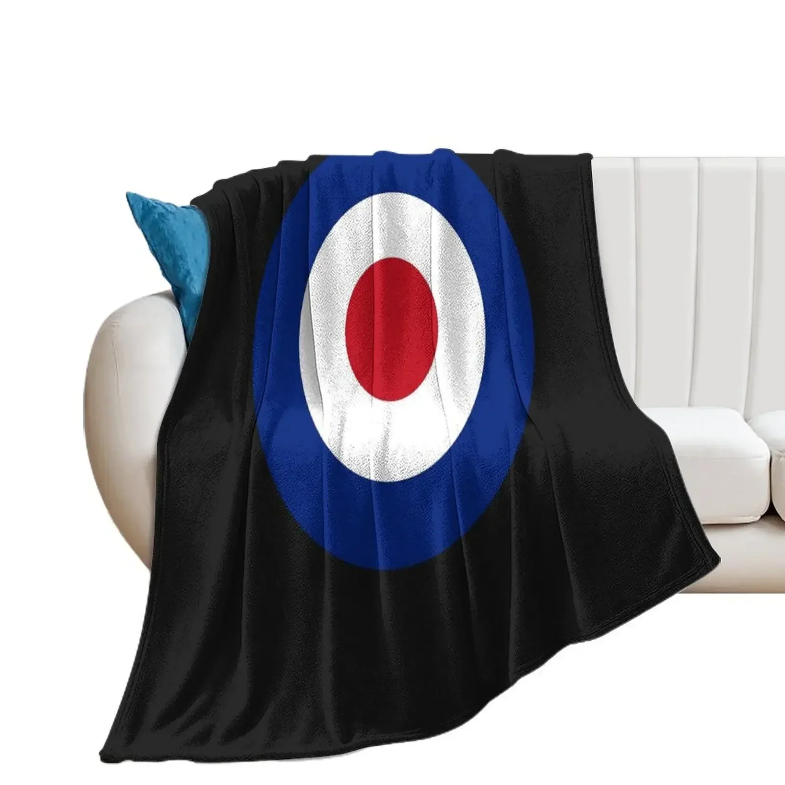 Mod roundel classic t shirt Throw Blanket Plaid on the sofa for babies warm winter Decorative Sofas Blankets