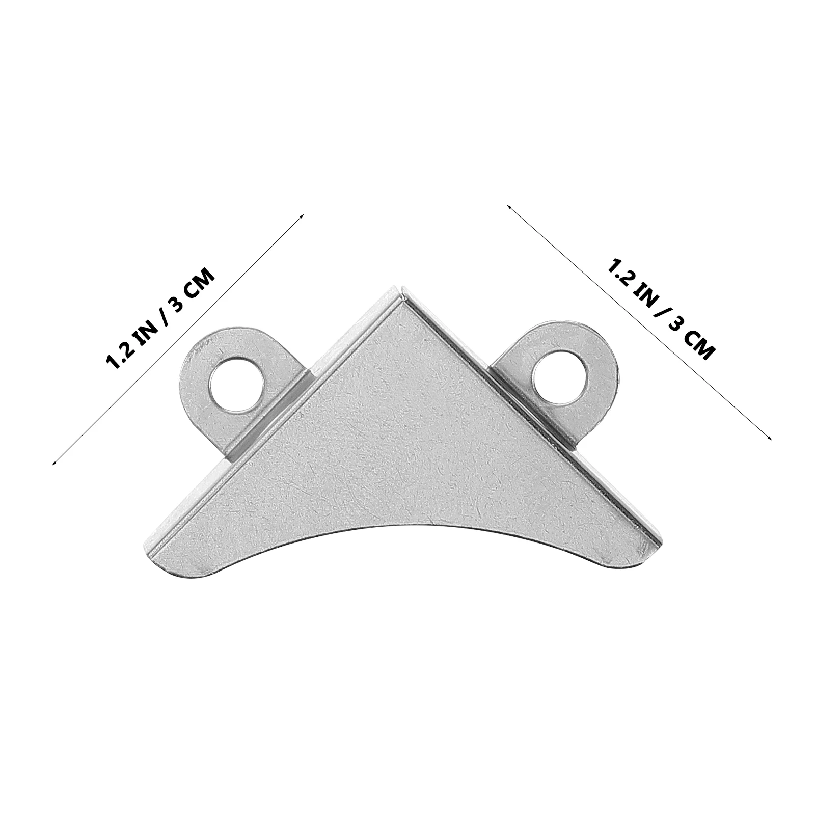 50 قطعة معدنية L على شكل دعامات زاوية مرآة حمام طقم تثبيت عالمي صالح سمك مختلف تجميع سريع لا حاجة لأدوات #3