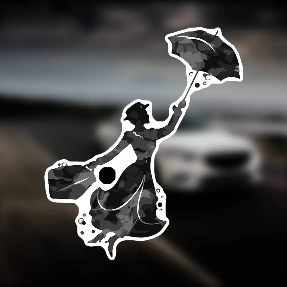 Silhouette Decal Laptop Phone Car Window And Wall Sticker Versatile Automobil Waterproof Stickers For Decorating Car Windows Mot