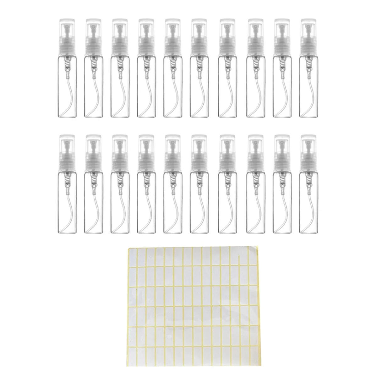 

FZFZ 50Pcs 5ML Bottle Small Cosmetic Packing Atomizer Perfume Bottles Atomizing Liquid Container for Travel