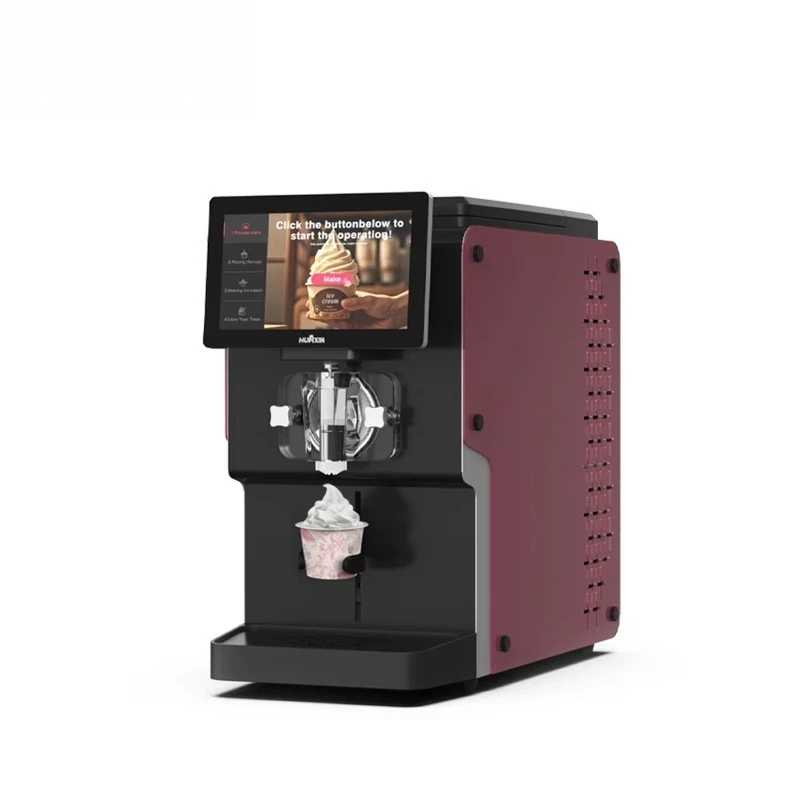 Multi-flavor Mini Ice Cream Maker 59 Flavors Variety Automatic Frozen Dessert Machine Compact Countertop Maker for Office Hotel