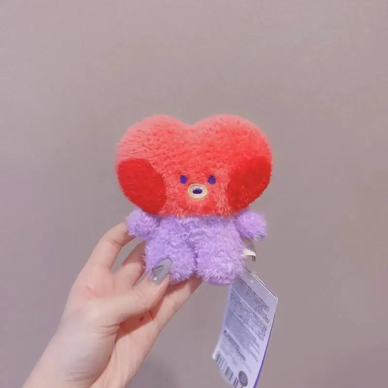 Anime New CHIMMY COOKY Plush Toys Fashion Cartoon BT21 Peripheral Plush Doll Backpack Keychain Accessories Gift for Girls
