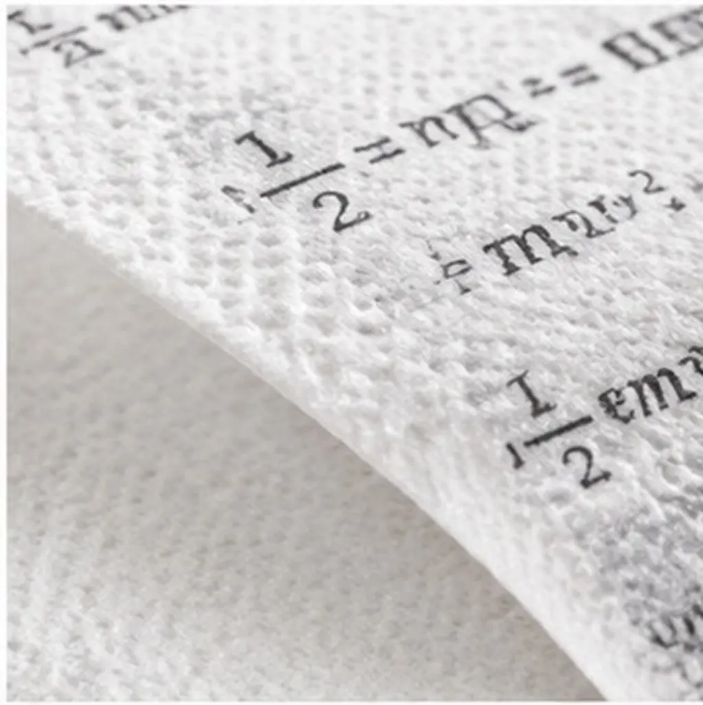 4 Rolls Chemical Physics Formula Pattern Toilet Paper Highly Absorbent Comfortable Printed Tissue for Home Restaurant Workshop