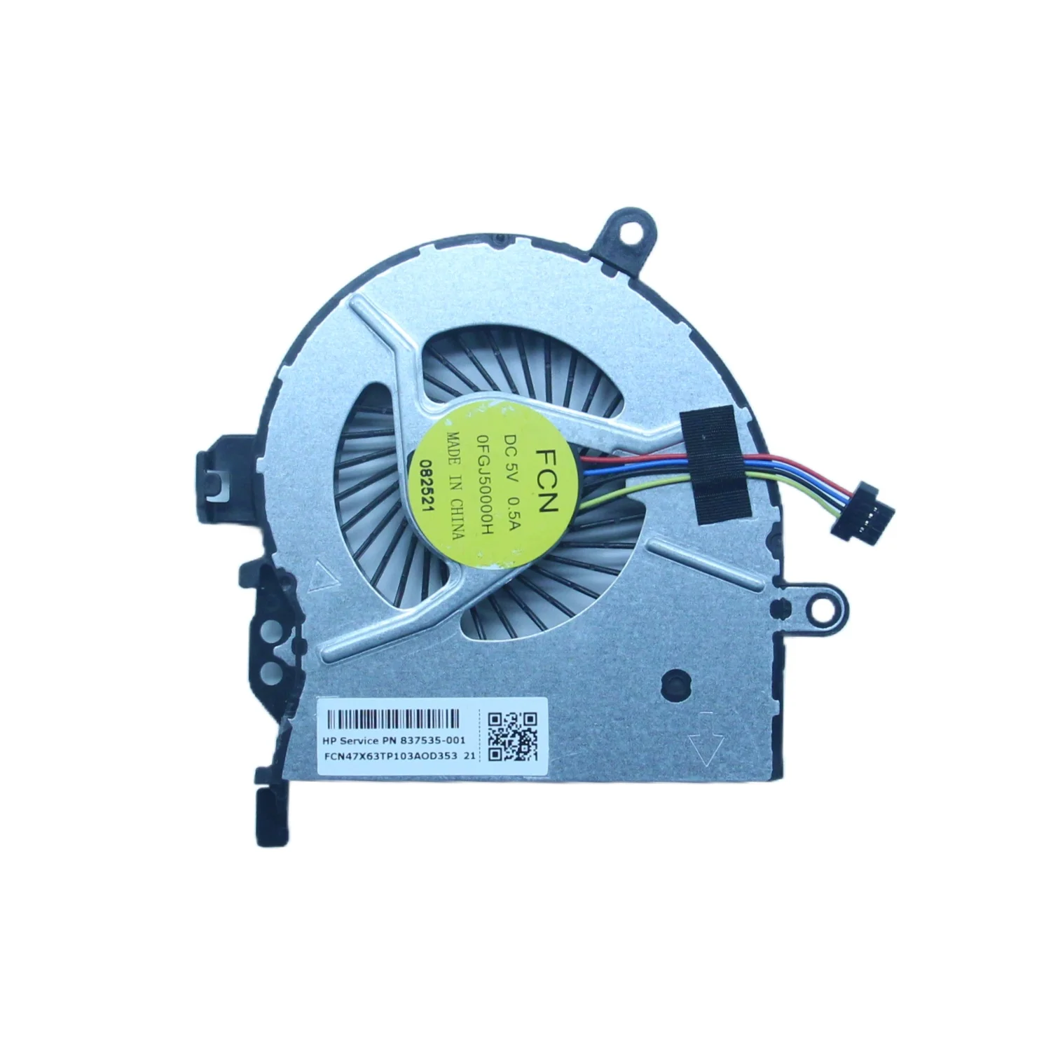 New laptop CPU Cooling Fan for HP Probook 450-G3 450 G3 455 G3 470 G3 Series Laptop 4-Wires 837535-001 0FGJ50000H 082521 DC5V 0.5A