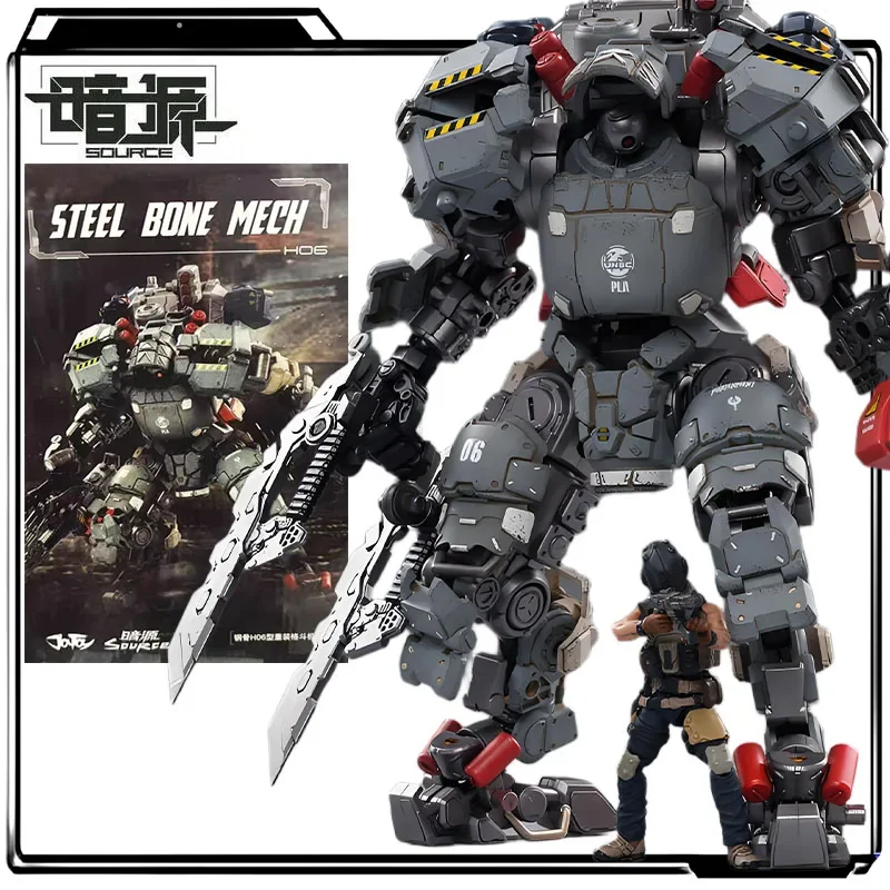 

JOYTOY Dark Source Mecha H06 Melee Combat Assault Mecha Exquisite Figure, H06 Transfer Print/Movable Joints, Eco-ABS