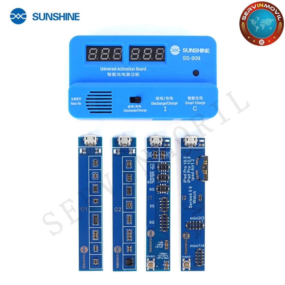 SS-909 V7.0 Sunshine Smart Charge Activation Circuit Board Universal Battery Quick Charging Plate Phone Android Repair Tester