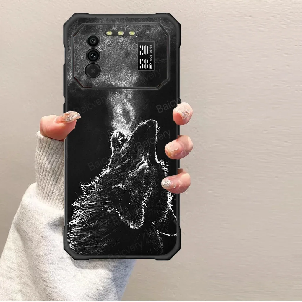 Case For IIIF150 B2 Phone Case Cover Protective Bumper Shells TPU Silicone Fundas Wolf Cat Patterns