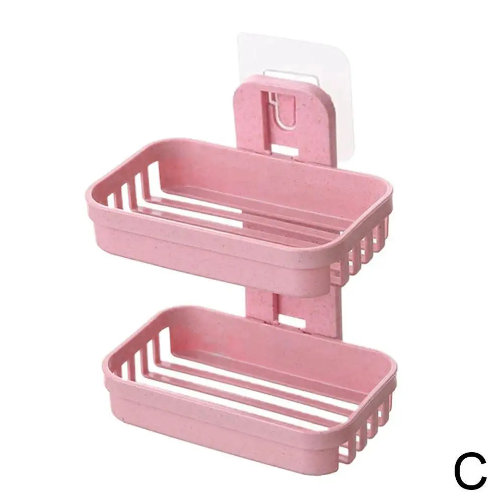 New Bathroom Dish Plate Case Home Shower Travel Hiking Soap Box Holder Box Soap Dispenser Rack Soap Container Plastic R4H3