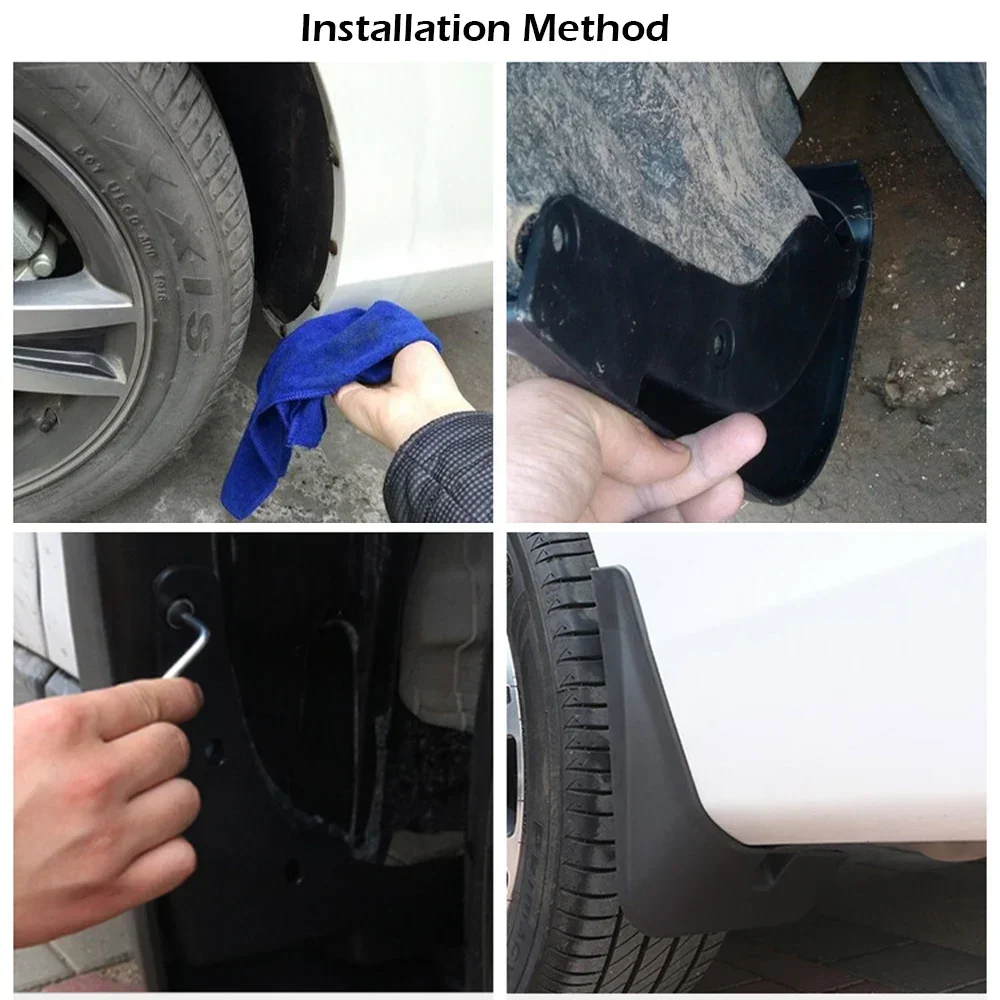 2024-2025 Tesla Model Y Juniper/3 اللوحات الطينية المرتفعة - مجموعة كاملة من واقيات الرذاذ، حماية من الثلج/الرمال، أغطية حاجز متينة