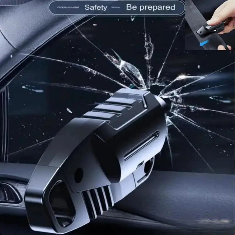 Emergency Escape Tool A5 Model Car Window Breaker with Seat Belt Cutter for Auto Safety and Life Saving Rescue Situations