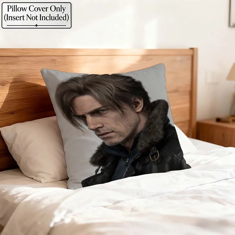 Game Character Pillow Cover, Double Sided Print, Durable Cushion Case for Bedroom Living Room Car, Gift Decor, No Insert