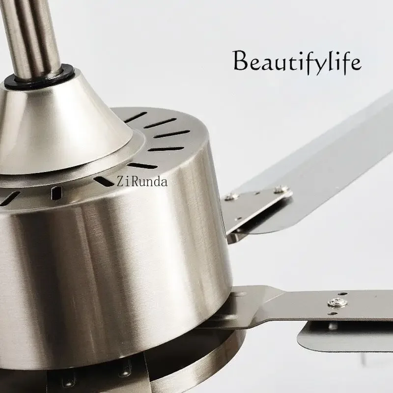 JB 52 42 بوصة كبيرة الرياح الحديد ورقة بسيطة الصناعية الرجعية مروحة السقف غرفة الطعام غرفة المعيشة مروحة كهربائية