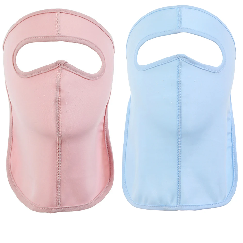 

2PCS Sunscreen Neck Gaiter Lightweight Breathable Quick Dry UV Protection Cycling Face Mask Dustproof For Men Women