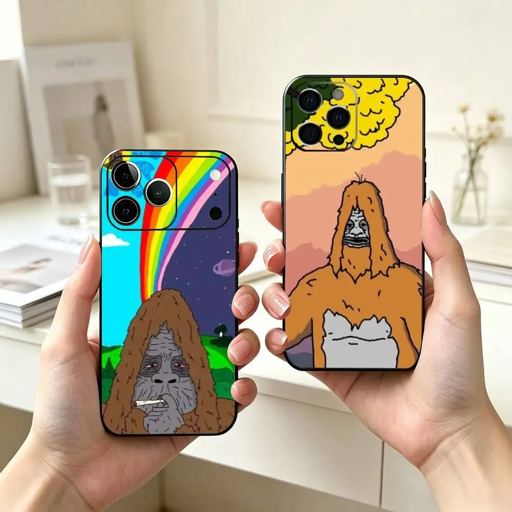 Самый продаваемый чехол Sassy The S-Sasquatch из мягкого силикона для iPhone 17 16 15 14 13 12 11 X XR Plus Pro Max Plus