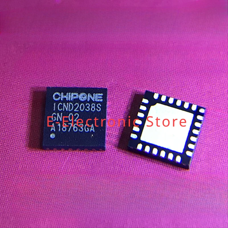 Chip controlador LED de 16 canales, controlador de fregadero de corriente constante con doble Latc, ICND2038, ICND2038S, QFN24, ICND2038SGN-02, 10 unidades por lote