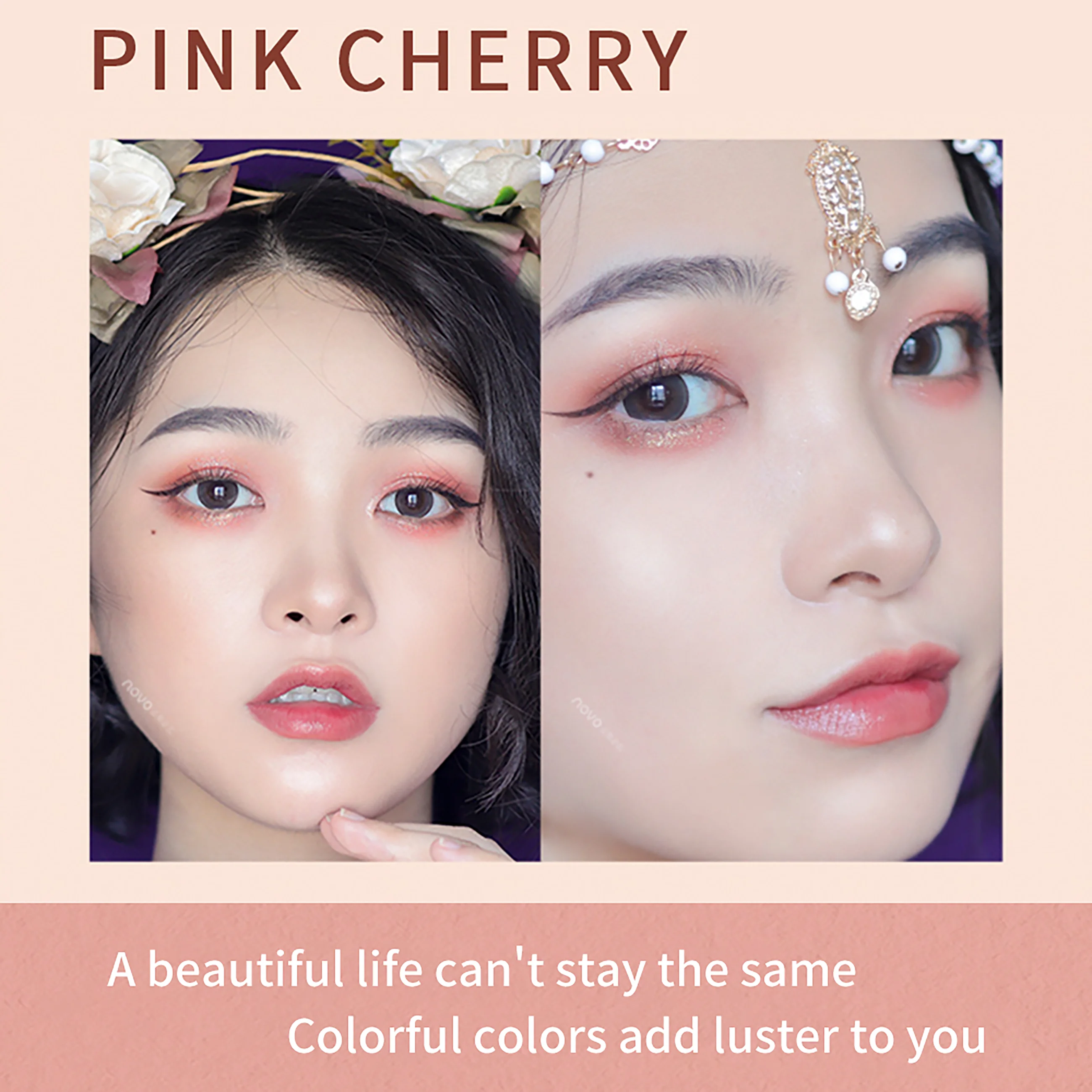 พาเลทอายแชโดว์สี่เฉดสีเนื้อแมทท์ ผสมกลิตเตอร์ประกายละเอียดและโทนสีเอิร์ธโทนประกายมุก