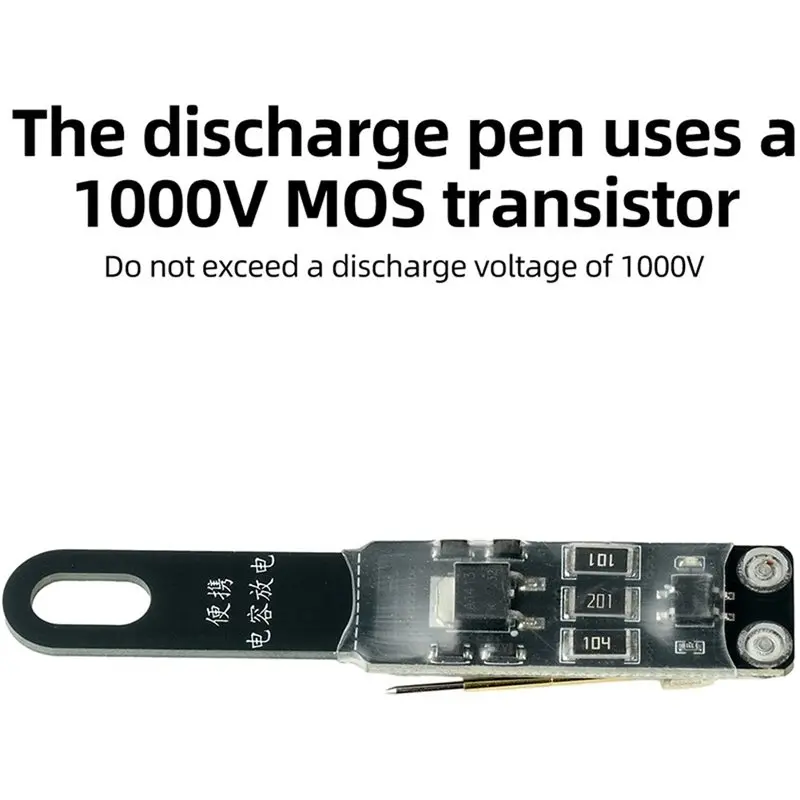 DTEN-For Electronic Circuit Repair Tool 1000V AC DC Portable High Voltage Discharge Pen Capacitor Discharger