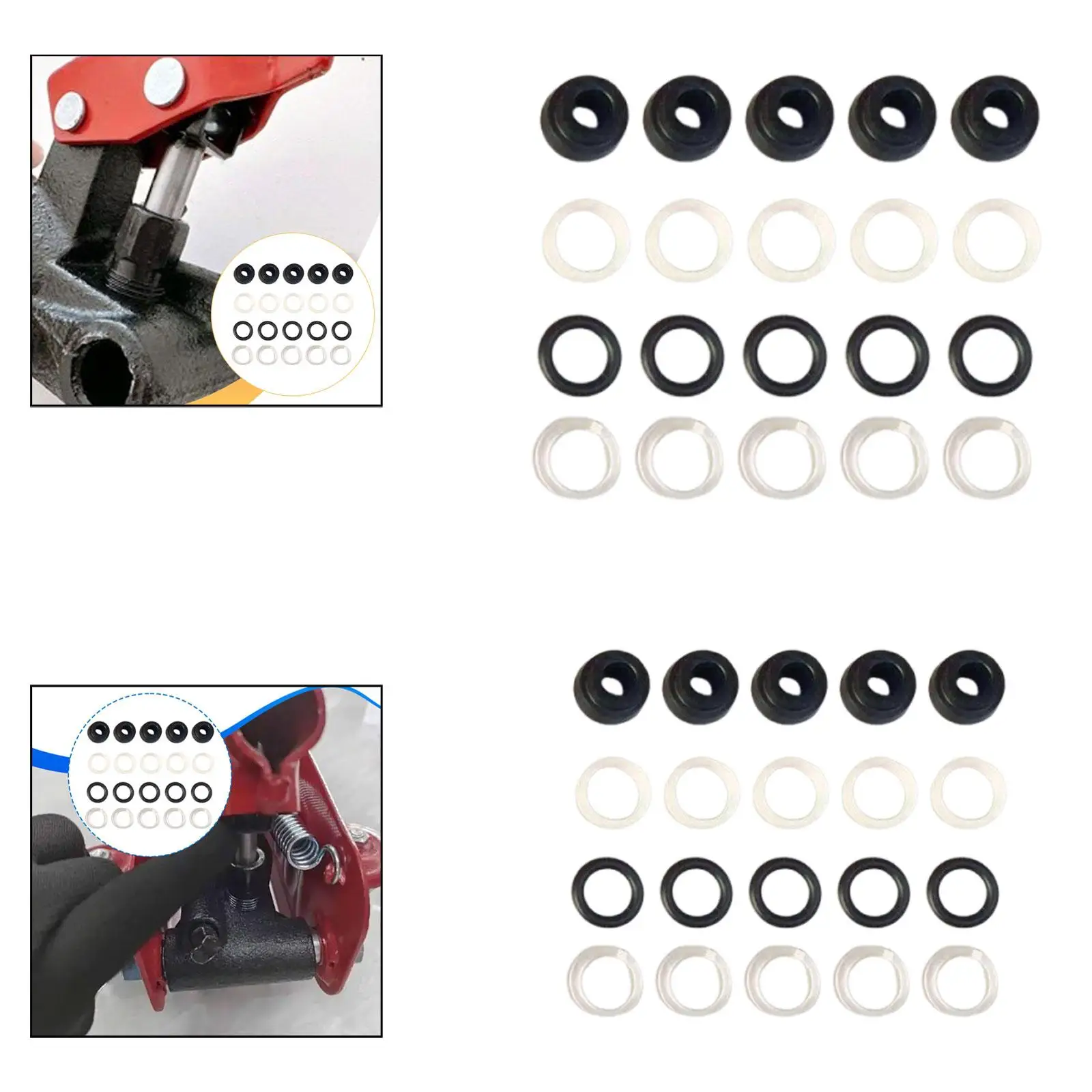 

2 Ton Horizontal Hydraulic Jack Oil Seal Ring Versatile Rubber Sealing Rings
