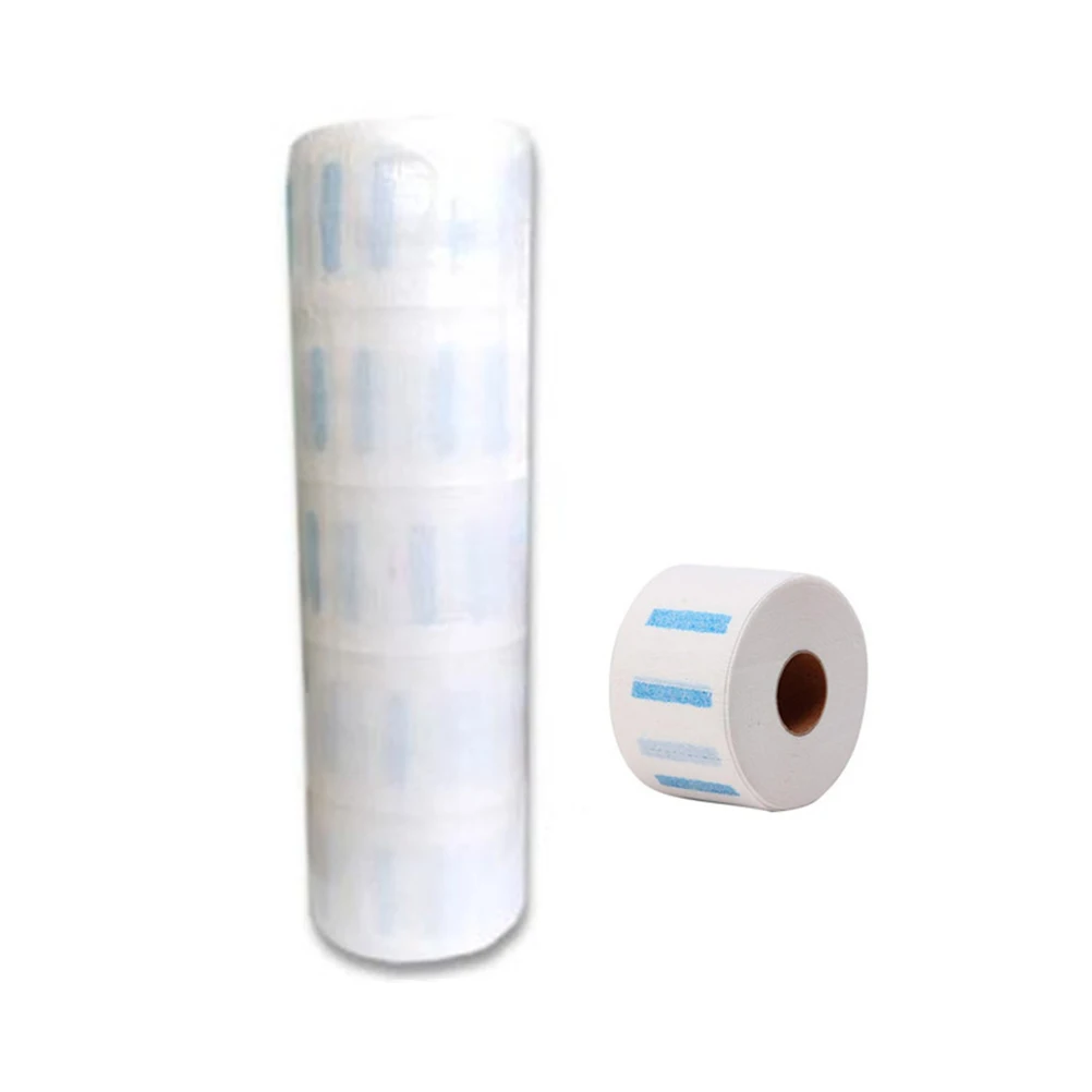

5 Rolls Disposable Neck Paper Salon Barber Hair Dyeing Protector Strip Wide Size Styling Cutting Wrapper Scarf Soft Comfortable