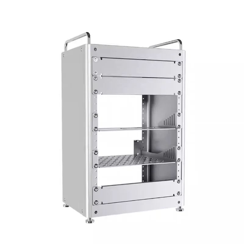 HomeRack 8U Desktop Server Cabinet Basic Kit 10-inch All-Aluminum Rack